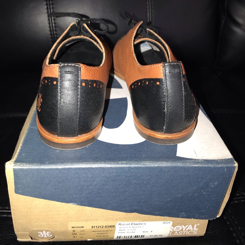 Royal Elastics Brother Roland Black & Rust - Picture 2 of 7